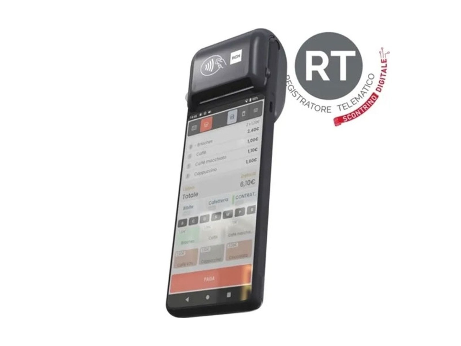 Registratore telematico portatile per l'invio dei corrispettivi all'Agenzia delle Entrate