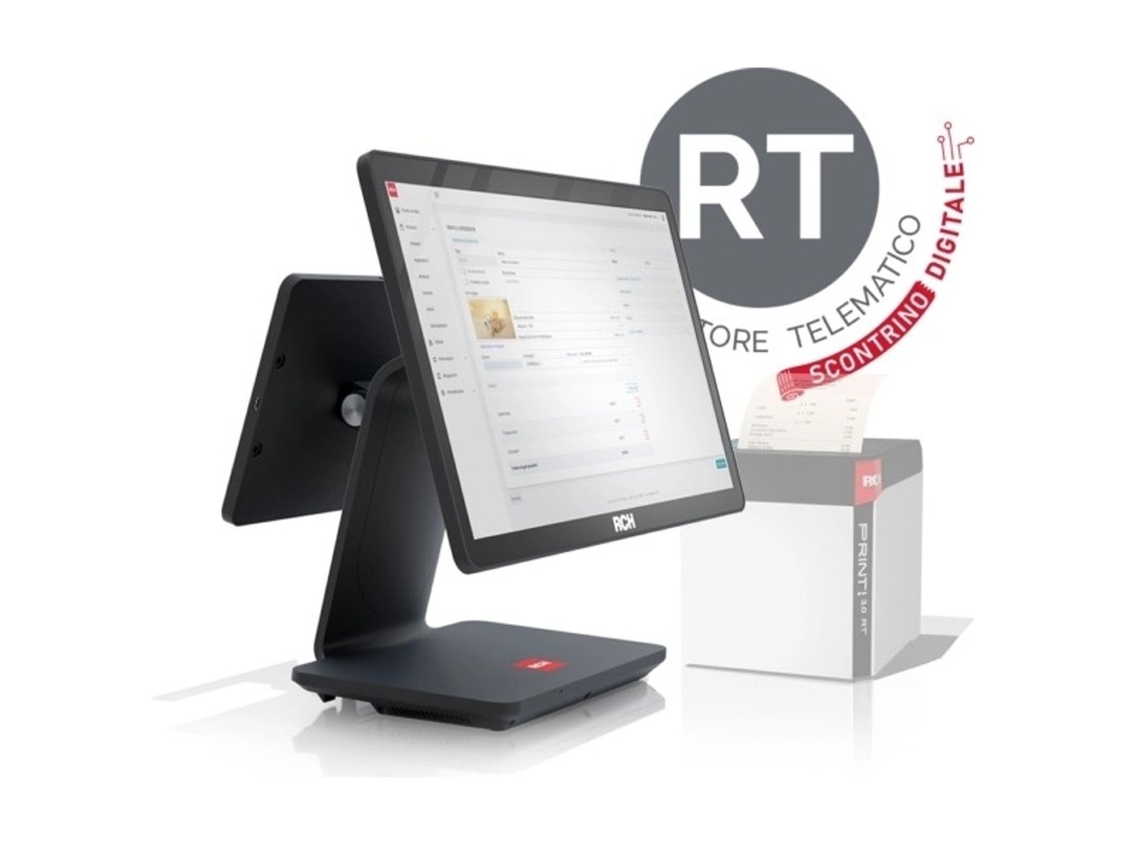 Sistema di cassa touch installato e configurato da Quadrateck a Piacenza